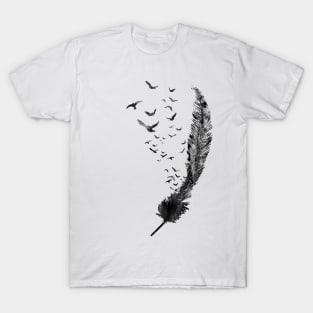 Feather and birds T-Shirt